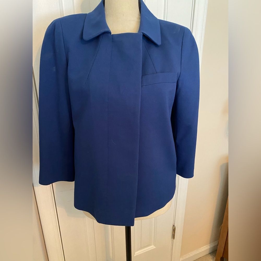 Talbots blazer, cobalt royal blue size 8